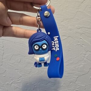 Inside Out Sad Keychain‎